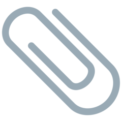 Twitter paperclip emoji image