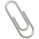 Whatsapp paperclip emoji image