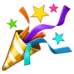 Samsung party popper emoji image