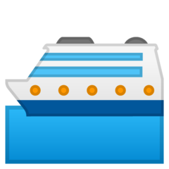 Google passenger ship emoji image