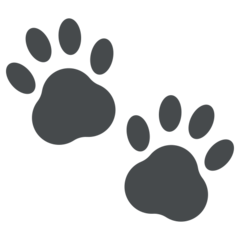 Mozilla paw prints emoji image