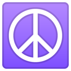 Google peace symbol emoji image