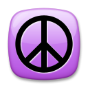 LG peace symbol emoji image