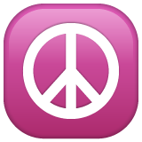 Whatsapp peace symbol emoji image