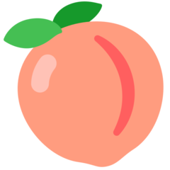 Mozilla peach emoji image