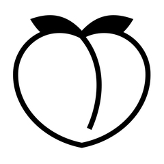 Noto Emoji Font peach emoji image