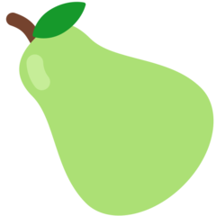 Mozilla pear emoji image