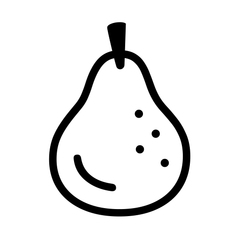 Noto Emoji Font pear emoji image
