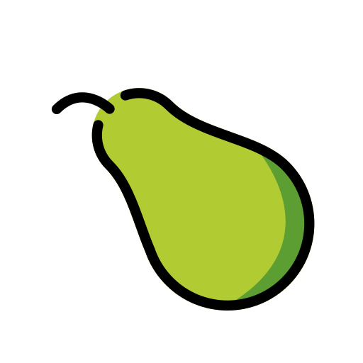 Openmoji pear emoji image