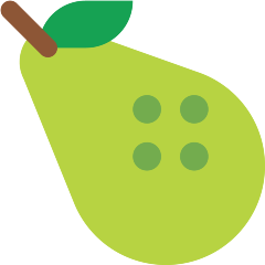 Skype pear emoji image