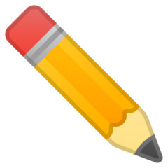 Google pencil emoji image
