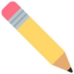 Mozilla pencil emoji image