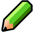 SoftBank pencil emoji image