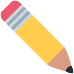 Twitter pencil emoji image