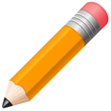 Whatsapp pencil emoji image