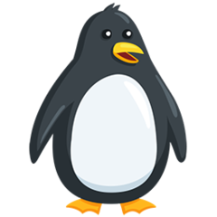 Facebook Messenger penguin emoji image