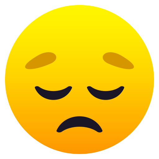 JoyPixels pensive face emoji image