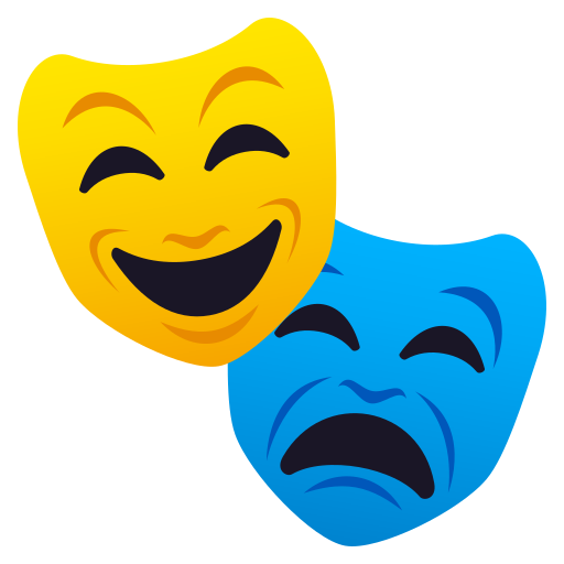 JoyPixels performing arts emoji image