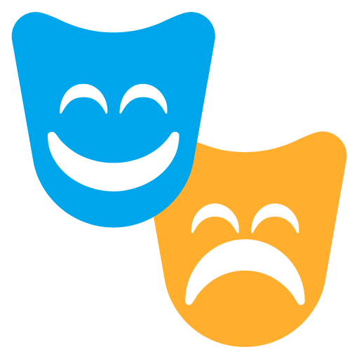 Microsoft performing arts emoji image