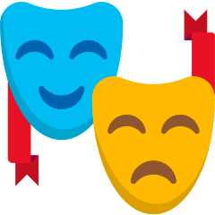 Skype performing arts emoji image