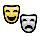 SoftBank performing arts emoji image