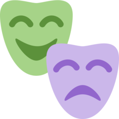 Twitter performing arts emoji image