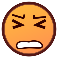 Emojidex persevering face emoji image