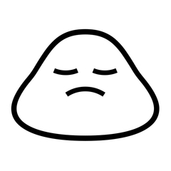 Noto Emoji Font person frowning emoji image