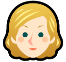SoftBank person with blond hair emoji image