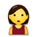 LG person with pouting face emoji image