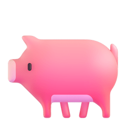 Microsoft Teams pig emoji image