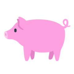 Mozilla pig emoji image