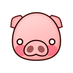 Emojidex pig face emoji image