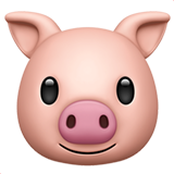 IOS/Apple pig face emoji image