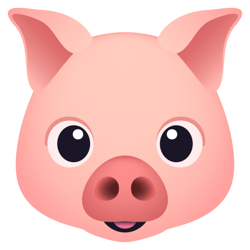 JoyPixels pig face emoji image