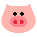 Toss pig face emoji image