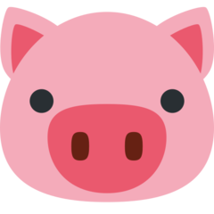 Twitter pig face emoji image