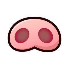 Emojidex pig nose emoji image