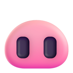 Microsoft Teams pig nose emoji image