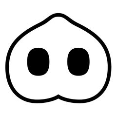 Noto Emoji Font pig nose emoji image