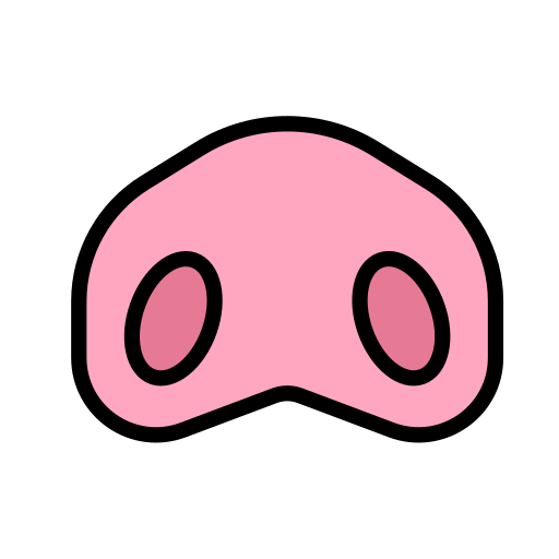 Openmoji pig nose emoji image