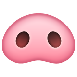 Whatsapp pig nose emoji image
