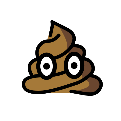 Openmoji pile of poo emoji image