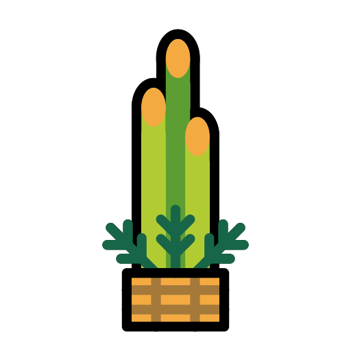 Openmoji pine decoration emoji image