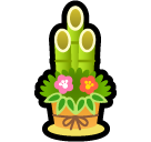 SoftBank pine decoration emoji image