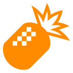 au by KDDI pineapple emoji image