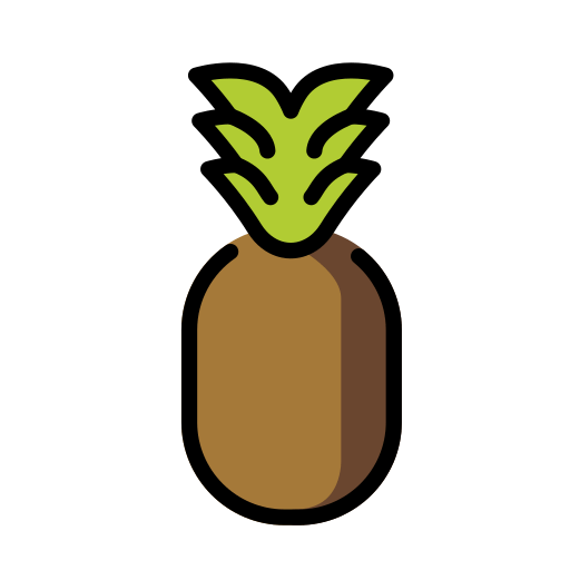 Openmoji pineapple emoji image