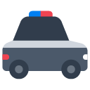 Toss police car emoji image