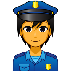 Emojidex police officer emoji image