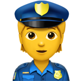 IOS/Apple police officer emoji image